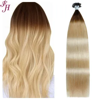 FH Wholesale 100% Human Remy Hair Keratin U-Tip Extensions - Light Color Bulk
