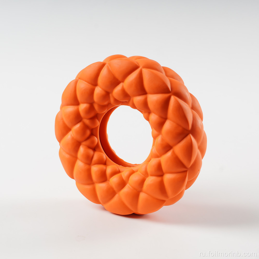 прочное кольцо из натурального каучука для кормления игрушек Pet Chew