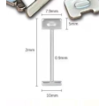 Ceramic tile leveler with matching steel needles