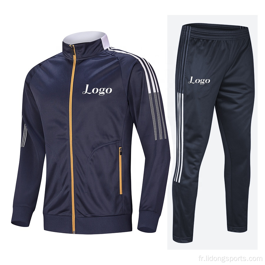 Veste set en deux pièces et pantalon de soccer pour hommes