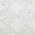 Diamant-Blumen-Spitzenstoff aus Baumwoll-Nylon-Mischgewebe