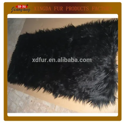 goat skin plate long hair icelandic sheepskin