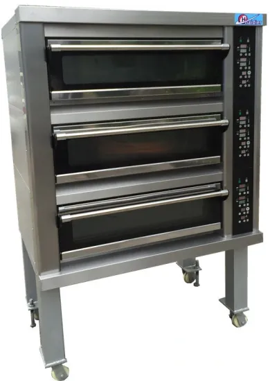 Industrial Baking Oven for Bread Making Machines 3 Deck 9 Tray