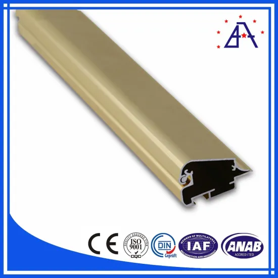 high quality and new design ISO9001 extruded aluminum profiles prices