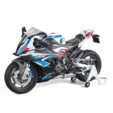 高品質の1：9 BM RR1000合金オートバイモデルが音と光の特徴を備えています