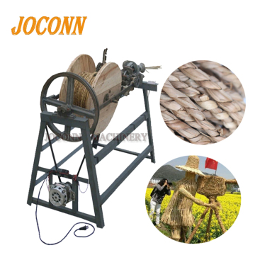 Low Price 10mm Rush Rope Twisting Machine for Hay Straw and Jute Weaving