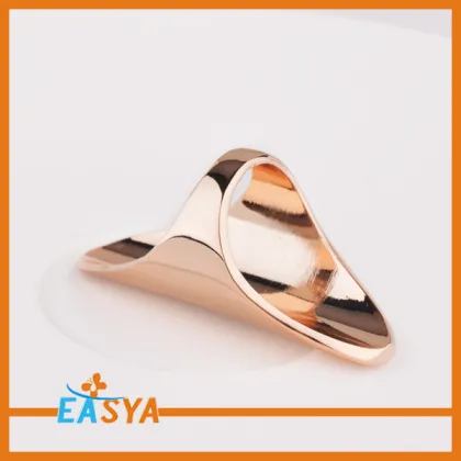 High Polished Gold Shiny Bar Brand Ring Design