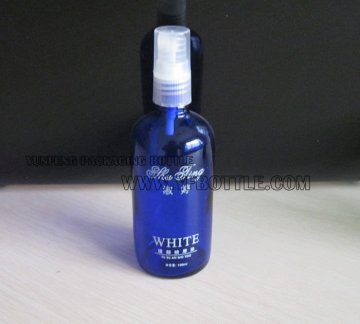 100ml blue glass spray bottle