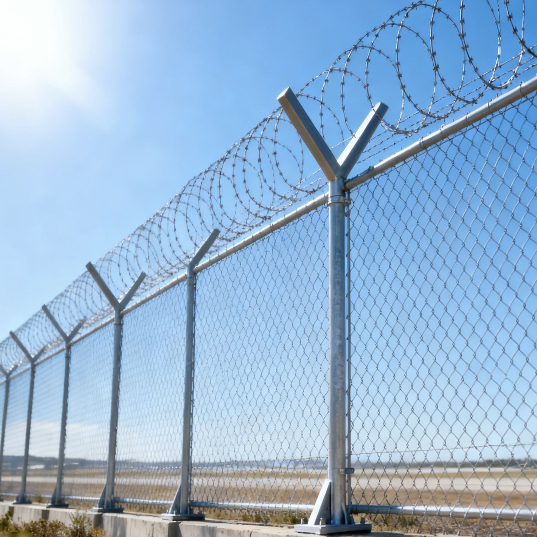 Anjia PVC coated chain link fencing roll