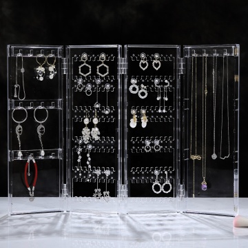 Reka Bentuk Grafik PS Lipat Bentuk Skrin Bentuk Earring Kalung Paparan Pemegang Simpanan