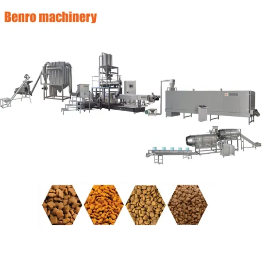 Full Automatic Pet Food Kibble Making Machine for Dogs and Cats