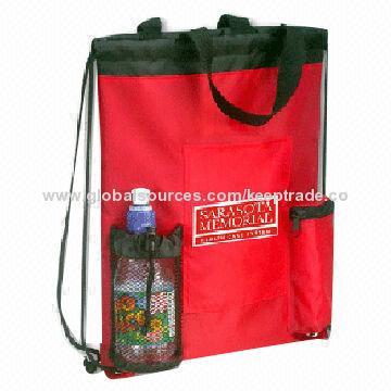 Drawstring Plastic Bag with Waterproof Liner