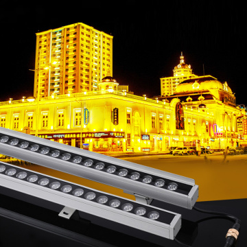DMX يتحكم في RGB IP67 مصابيح غسالة الجدار LED