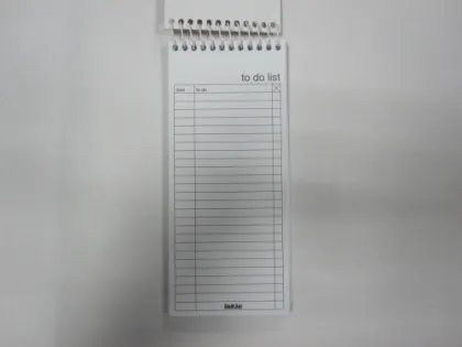 Hardcover Spiral Notepad/to Do List/list Notebook 
