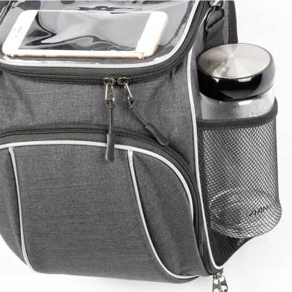 Multi-Pocket Bicycle Mobility Scooter Handlebar Bag with Transparent Window for Emove Scooters