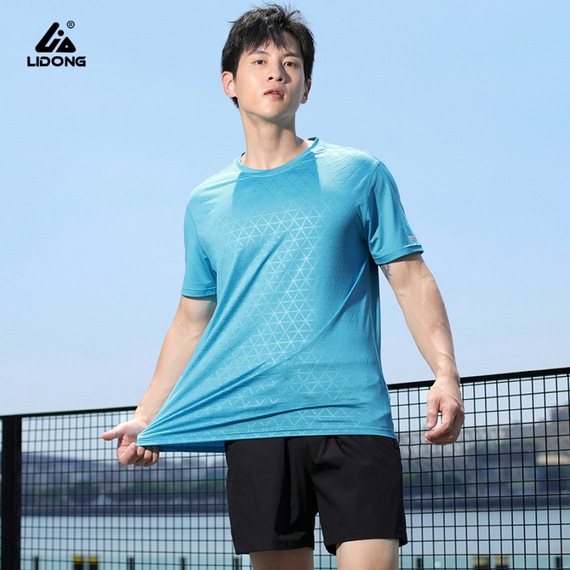 Breathable V-Neck Tee for Men Summer Style