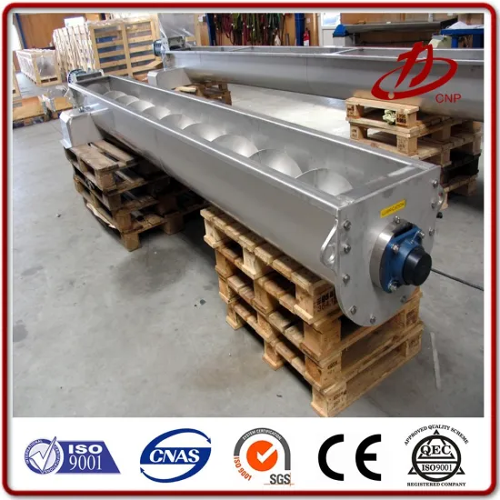 ISO certificate screw conveyor for grain and powder material handing