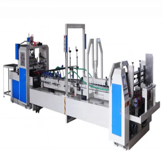 High Speed Automatic Carton Box Making Machine
