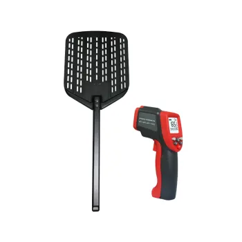 Hot Sale Stainless Steel Folding Large Pizza Peel Tools Set With Plastic Handle Pizza Paddle for Homemade Pizza