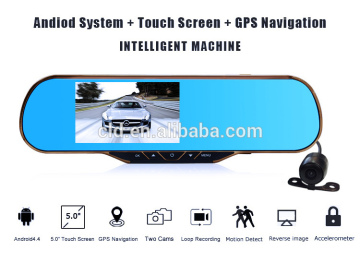 TF Card Memory G-sensor 5.0 inches Touch Screen full 1080P hd Wireless wifi vehicle hd car black box