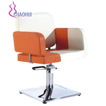 Barber chair with square chassis