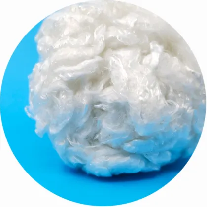 2D 38MM Raw White Bamboo Fiber for Spinning
