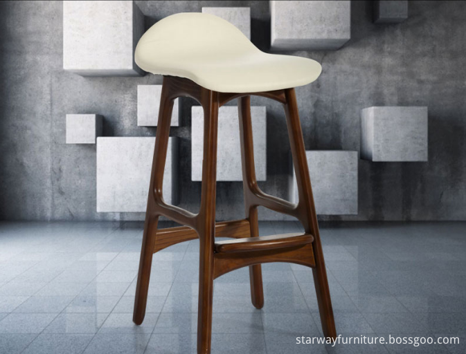 Wood Frame Bar Stool