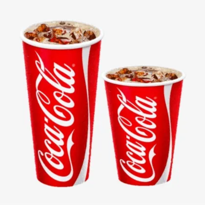 Branded Cola Print Disposable Cups