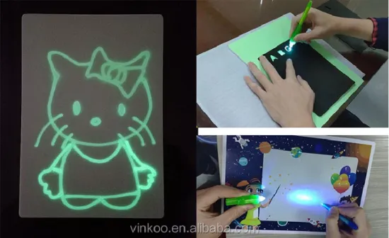Suron Writing Board Glow in Dark Fluorescent Pen
