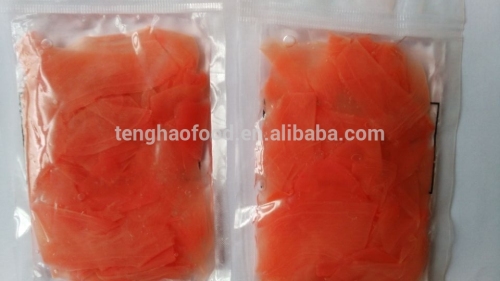 Sample avialble pink Ctn/1kg/10bag sushi ginger