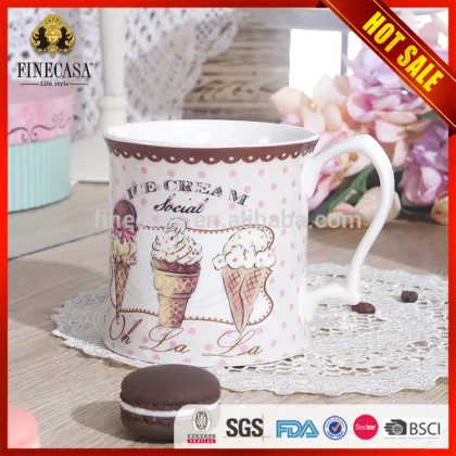 Elegant design tea mug set ceramic