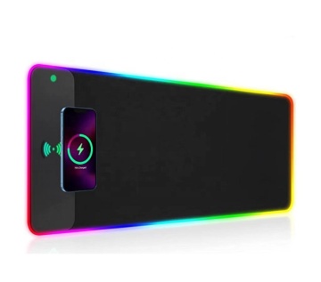 10W Wireless Charging RGB Gaming Mouse Pad with 14 Light Modes (800x300x4MM)