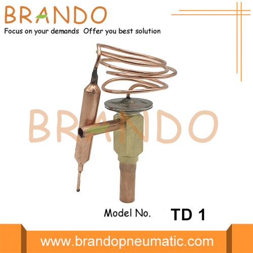 TD 1 angolo refrigerazione TXV Valvola di espansione termostatica