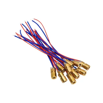 10PCS 5V 650nm 5mW Adjustable Red Laser Dot Diode Module - WAVGAT