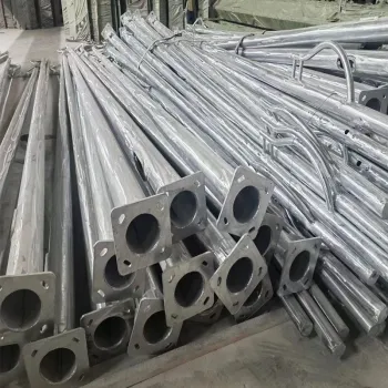 Price and Specifications of Economic Outdoor Cast Iron Galvanized Lamp Post Parts in Various Lengths: 5m, 7m, 8m, 9m
