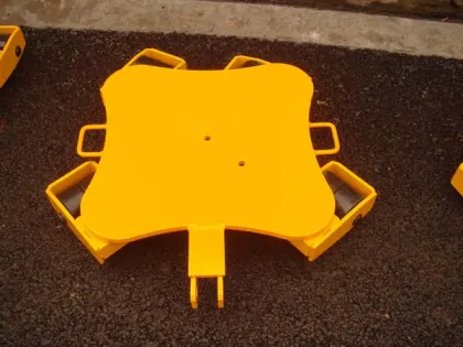 Moving roller dolly moving machine