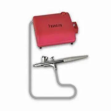 Airbrush Compressor, Made of ABS Housing, Sized 13 x 12 x 5.5cm