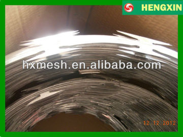 450mm coil diameter concertina razor barbed wire fence