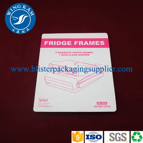 Custom Design Hanging Sliding Card Blister Packaging For Wholesale