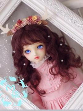 BJD Curly Hair Wig for SD/MSD/YSD Ball-jointed Doll
