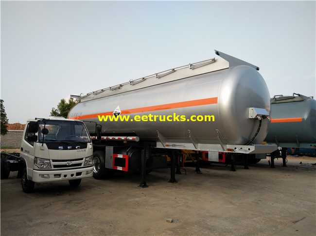 35T 34000 litres Sodium Hydroxide Tanker Trailers