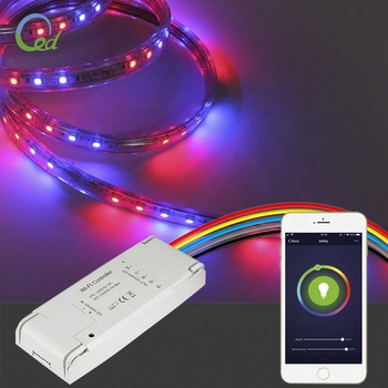 WiFi Zigbee 12V/24V RGB+CCT+RF 2.4G LED Strip Controller with Advanced Features
