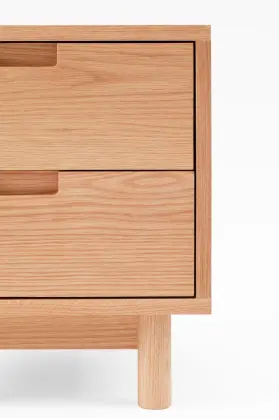 WOOD CUBIC BESIDE CUPBOARD