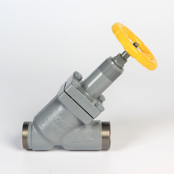 Steel Ammonia Throttle Globe Y-Type Valve for Refrigeration Systems