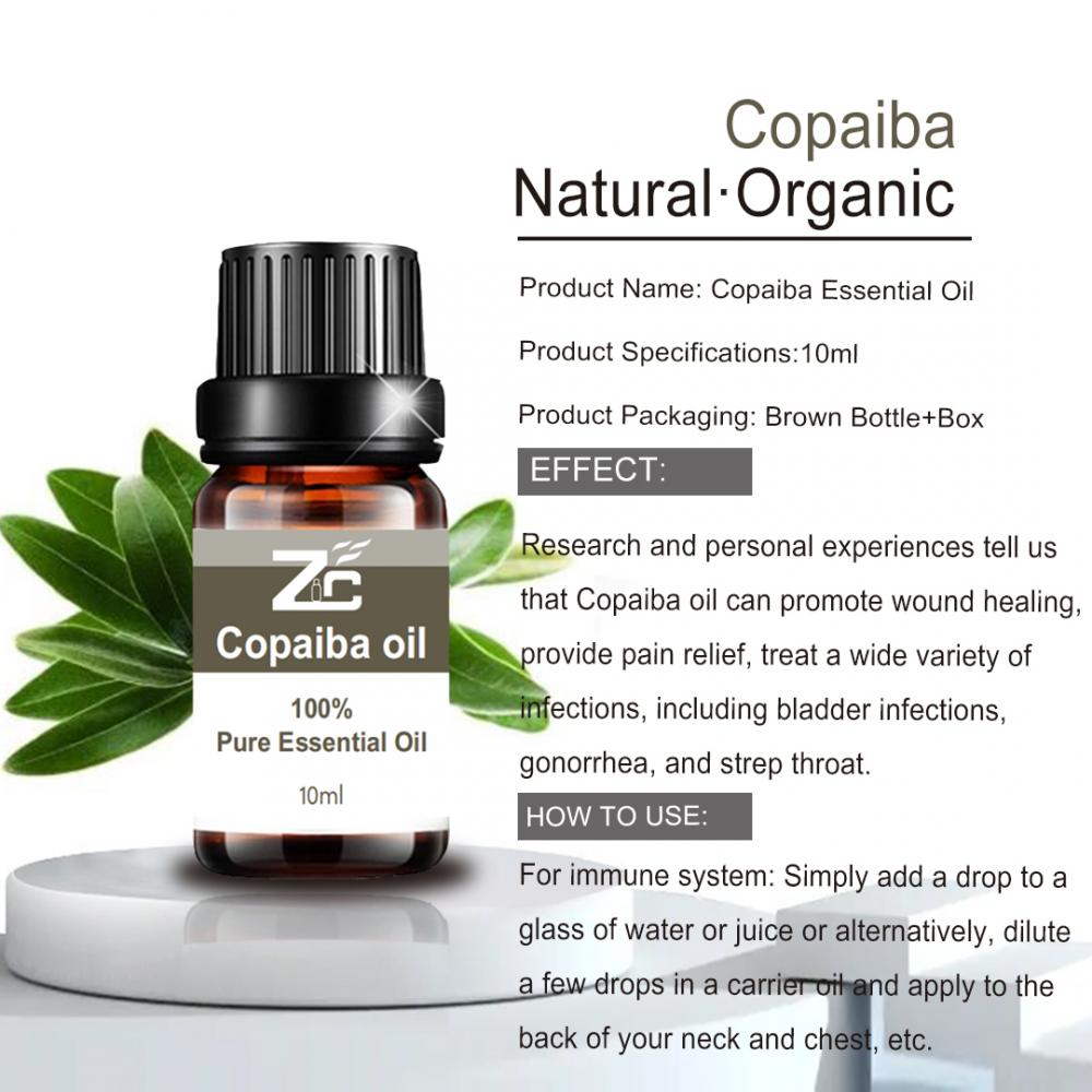 Pure Natural Copaiba Essential Oil For Aroma Diffuser