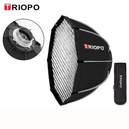 Triopo K90CM Octagonal Softbox Flash Kit with Bowens Adapter