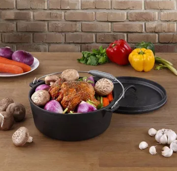 Cast Iron Camping Dutch Oven Set