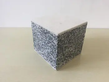 Polystyrene particles of calcium silicate Board