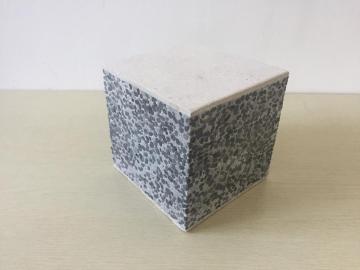 Polystyrene particles of calcium silicate Board