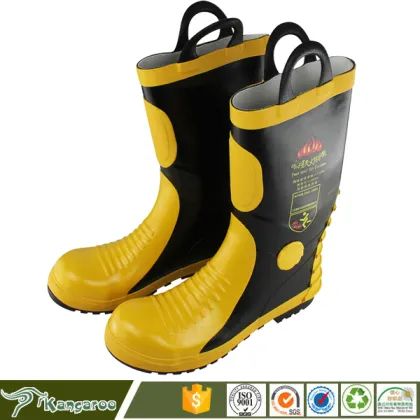 New Model Security Firefighter Safety Steel Toe Men Boots Shoes